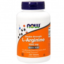 - Now Foods L-Arginine Double Strength 1000 mg 120 
