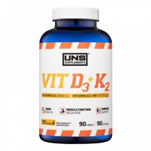   UNS Supplements Vit D3 K2 MK7 90 