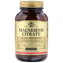  Solgar Magnesium Citrate 60 