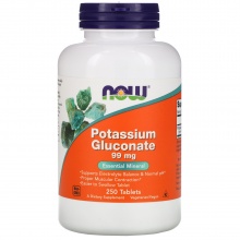  Now Potassium Gluconate 99  250 